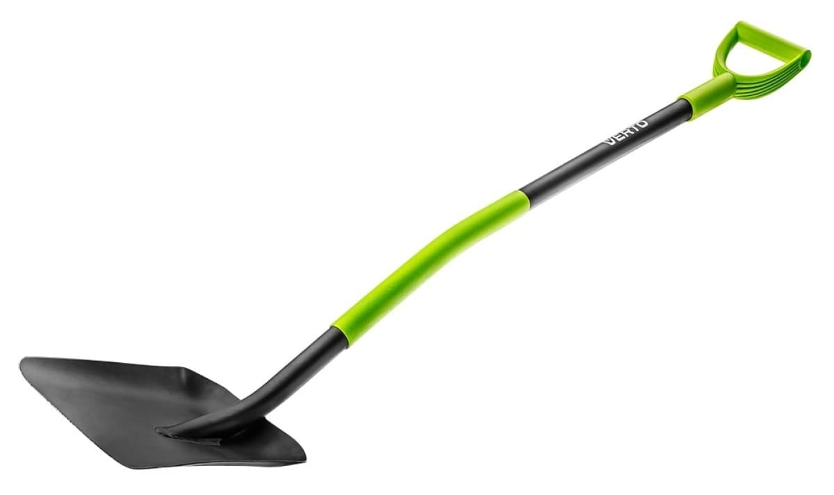 Łopata, metalowy trzonek, plastikowy uchwyt